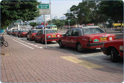 Taxis in Hongkong